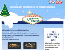 Tablet Screenshot of lasvegas-christmaslights.com